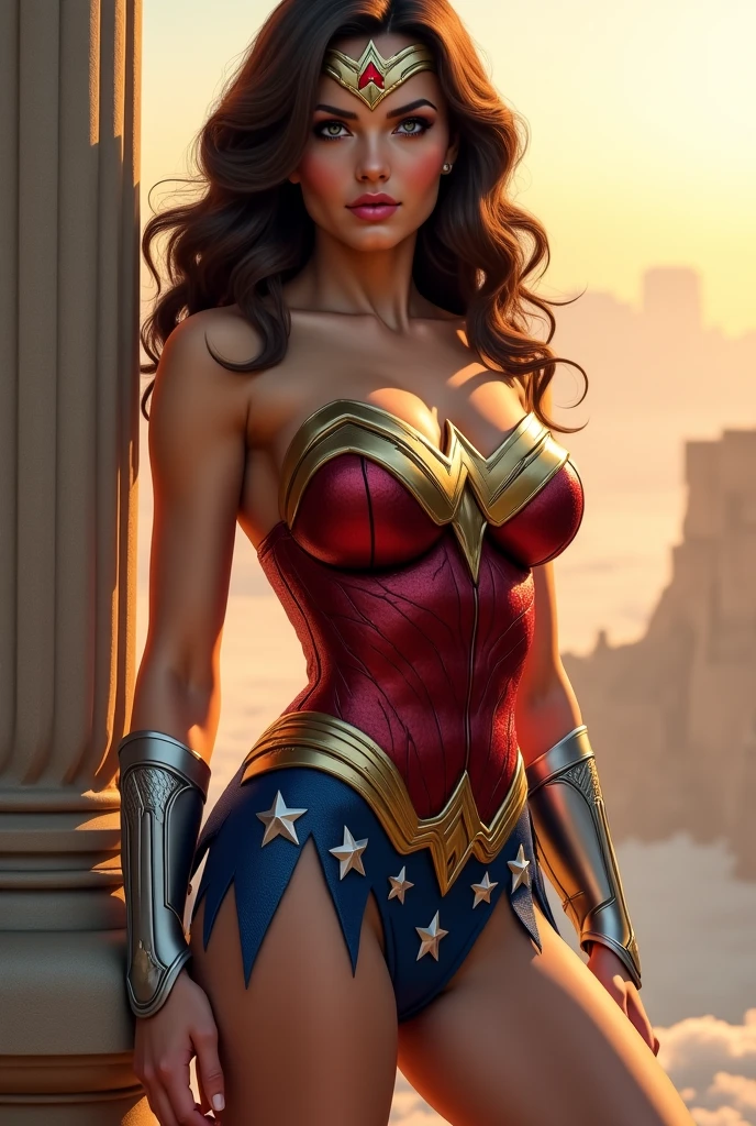 Wonder woman without clothes