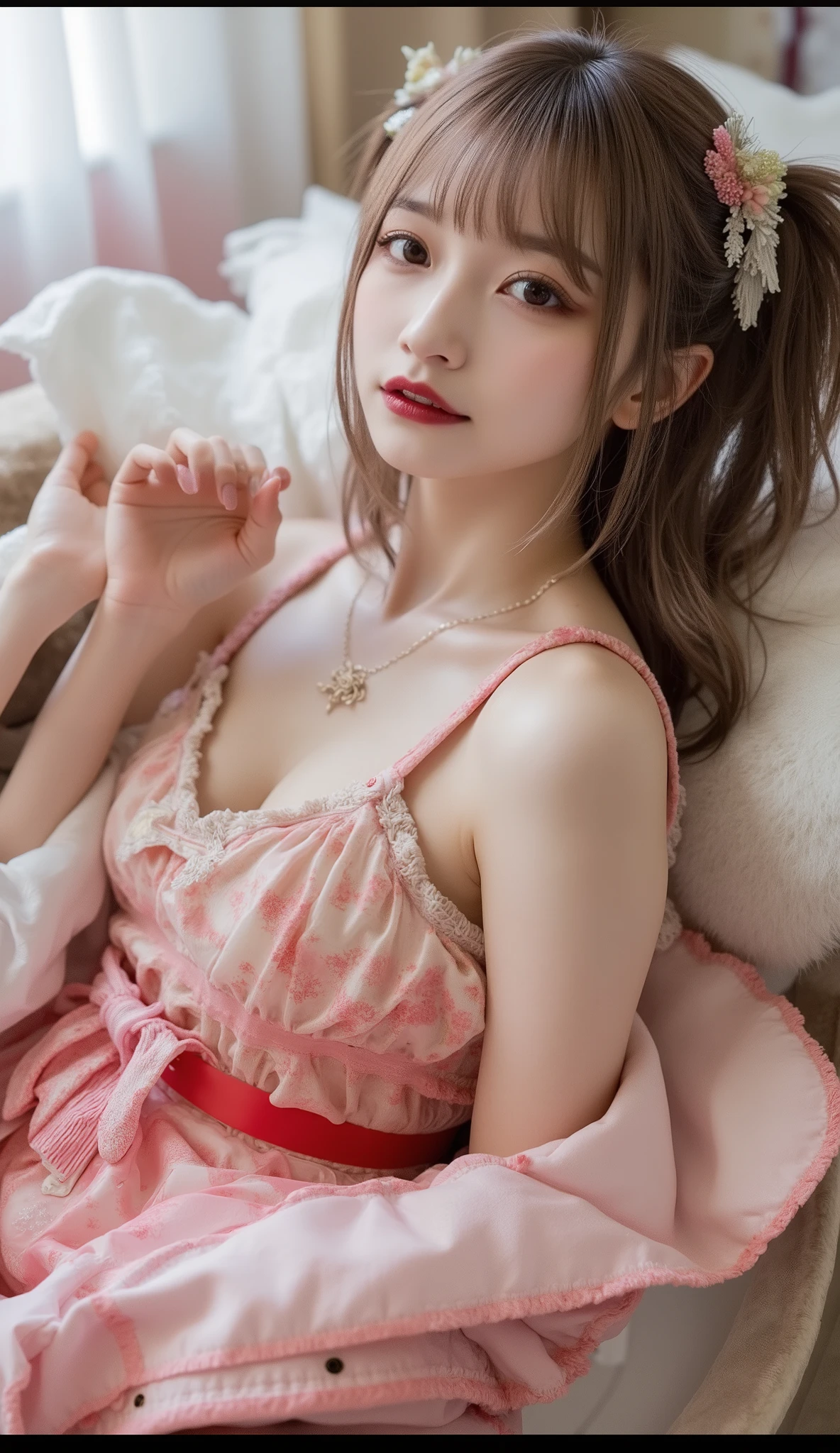 (((Correct sex education、公開 sex from behind))), (bright colors:1.2), (tech vibe:1.2), (detailed hands:1.2, perfect right hand:1.1,), The sci-fi aesthetic ,soft writing, full body, ((Cute clothes that accentuate breasts:1.2)), scene in the palm of a person's hand is real and beautiful,Highlighting a digital face, (s Idol:1.3、ish face:1.4、:1.4), beautiful small face, Moisturized Sexy Lips, medium hair, random hairstyle, dark eyes, cute girl's real and beautiful body, slender body line, Tightened Waist, beautifully shaped crotch、thin thighs, beautiful feet, (perfect anatomy:1.3)