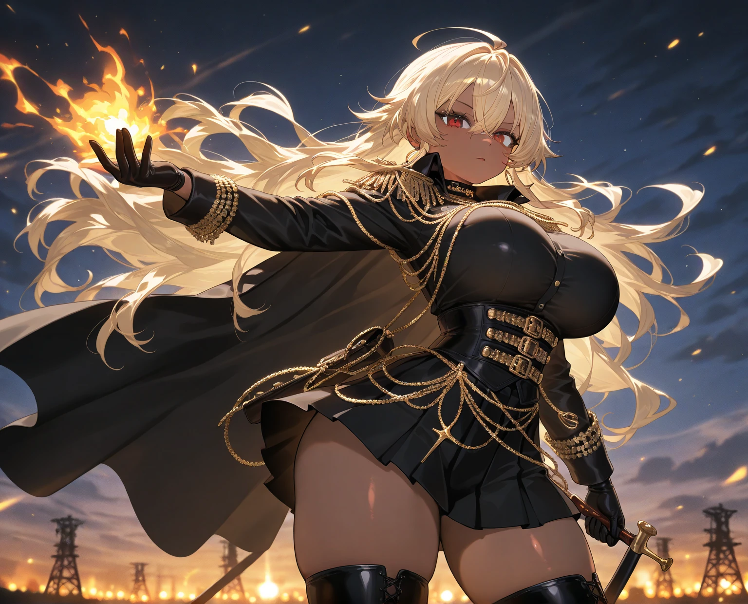 Top-quality,Ultra high definition 8K illustration wallpaper,Super high resolution,Masterpiece,Highres,8k,UHD,Hyper detail,Detailed lighting,Shaders,Highly detailed 2D illustration,An extremely delicate and beautiful,Cinematic angle,Cinematic light,Dynamic angle,Dramatic light,Extreme detailed,Highest detailed,Noise clear,Cowboy shot,Spectacular views,Decadent,Fascinating,Graveyard,Rain,Evening,Sunset,Gigantic ,Widow,Mourning dress,Funeral dress,Underwear,Milf,Milfication,Mature female,Married Woman,Blonde hair,Very long wavy hair,Very wavy hair,Tied hair,Hiding one eye,Hair over eyes,Hair over one eye,Mourning veil hat,Fascinator,Cocktail hat,Feather hair ornament,Black rose hair ornament,Long glove,Black gown,Stocking,Black sword,Gripping with a sword,to wield a sword,Black eyelids,Black eyeshadow,Dead eyes,Mourning face,Red lips,Gray eyes,Crying eyes expression,Desperate expression,Gloomy face,Plump,Thick thighs,Big ass,Beautiful ass,Fullbody,Outdoor