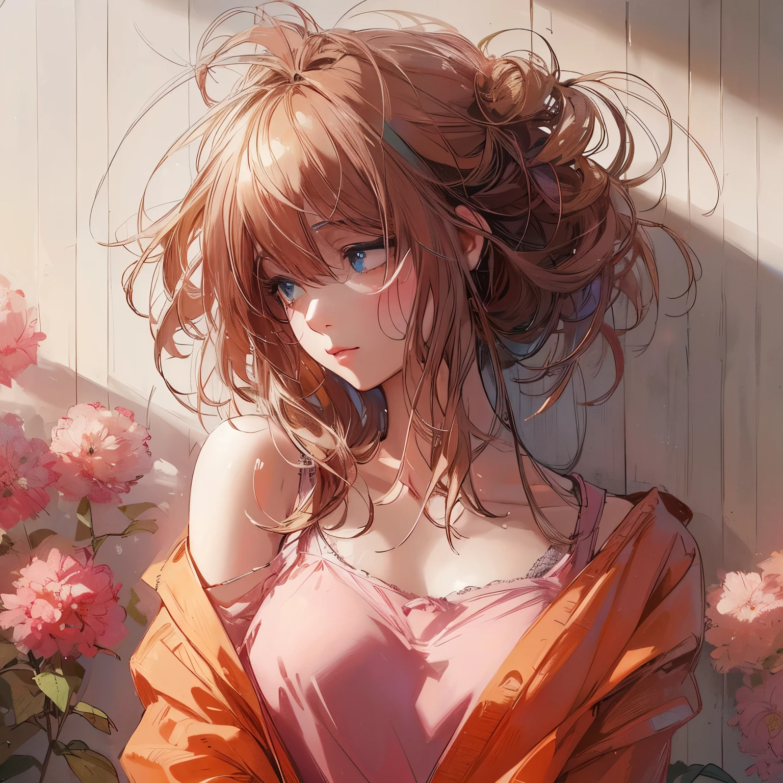 (best quality,4k,8k,highres,masterpiece:1.2),ultra-detailed,(realistic,photorealistic,photo-realistic:1.37),beautiful detailed eyes,beautiful detailed lips,A girl with beautiful eyes, An anime girl wearing a pretty dress, A cute anime wife in a lovely dress, detailed digital anime art, a dress wearing, everyone, beautiful anime girl, cute anime girl, smooth anime art, anime style, vibrant colors, soft lighting, detailed drawn beautiful eyes, beautiful cleavage,