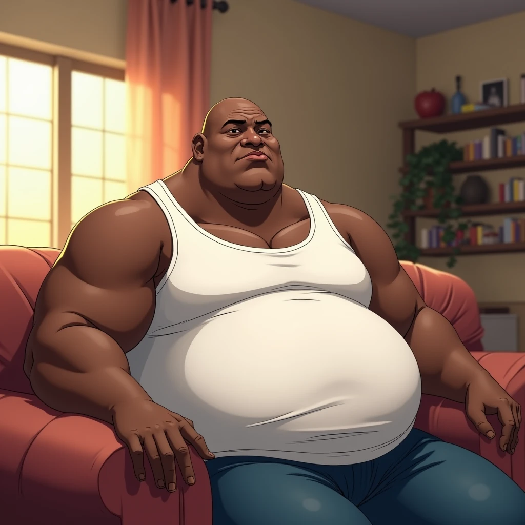 Solo, male, standing, (((bear))), big face, heavy, (broad shoulders, wide chest, big, massive, giant, big arms, big bulge, big feet, big belly), standing, by sonsasu, by danza, by taran fiddler, fullbody shot, fullbody view, feet, standing tall, ((tall)), office, white button up shirt, black dress pants, black loafers, smirking, looking at viewer, detailed eyes, (looking down at viewer, taller than viewer)