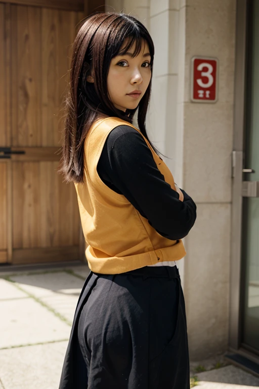 (masterpiece)), ((Highest quality)), (Very detailed), Browsing Caution, ((Inorganic studio)),(((Rope tied around the waist))),Cute Japanese Women, One woman, alone,((thinウエスト)),Flat chest, slim, thin, BDSM,Beautiful straight black hair, Beautiful dark brown eyes, (Beautiful Eyes), Long Hair,Crying face、Professional Lighting、Bright lighting
