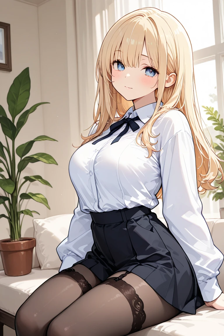 Beautiful 1girl, full body, teenager, solo, (very long waist length blonde hair, straight blonde hair: 1.28), ((light blue eyes)), clear skin, (large darker fox ears: 1.35), pale skin, medium breasts, cleavage, (thin hips, thin waist , athletic body: 1.25),  background, looking away, (revealing clothes, tight unbuttoned blouse, see through blouse, pleated mini skirt, thigh high stockings, plaid b&w sneakers, school outfit: 1.11), groping chest, kneeling in the sand, masterpiece, best quality,3d rending work ,3DMM style, close-up, portrait, 3d, peeing self, wetting self, urination, pee stains, pee like a baby, pee puddle. 