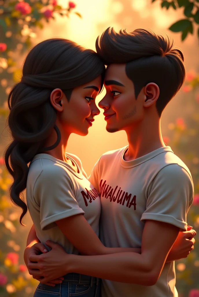 Fat chubby kerala girl age 20 in pink t shirt name on it Dona,hold hands of slim Telugu boy age 21 with black t shirt name on it gavaskar trun back side