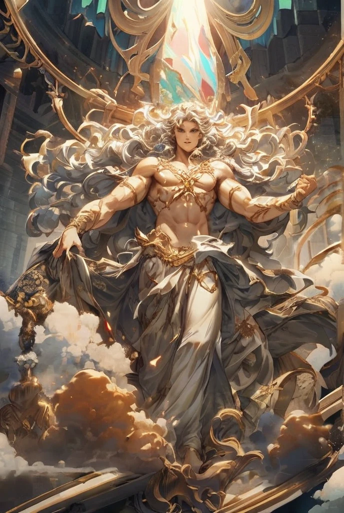 A man, a mythological figure