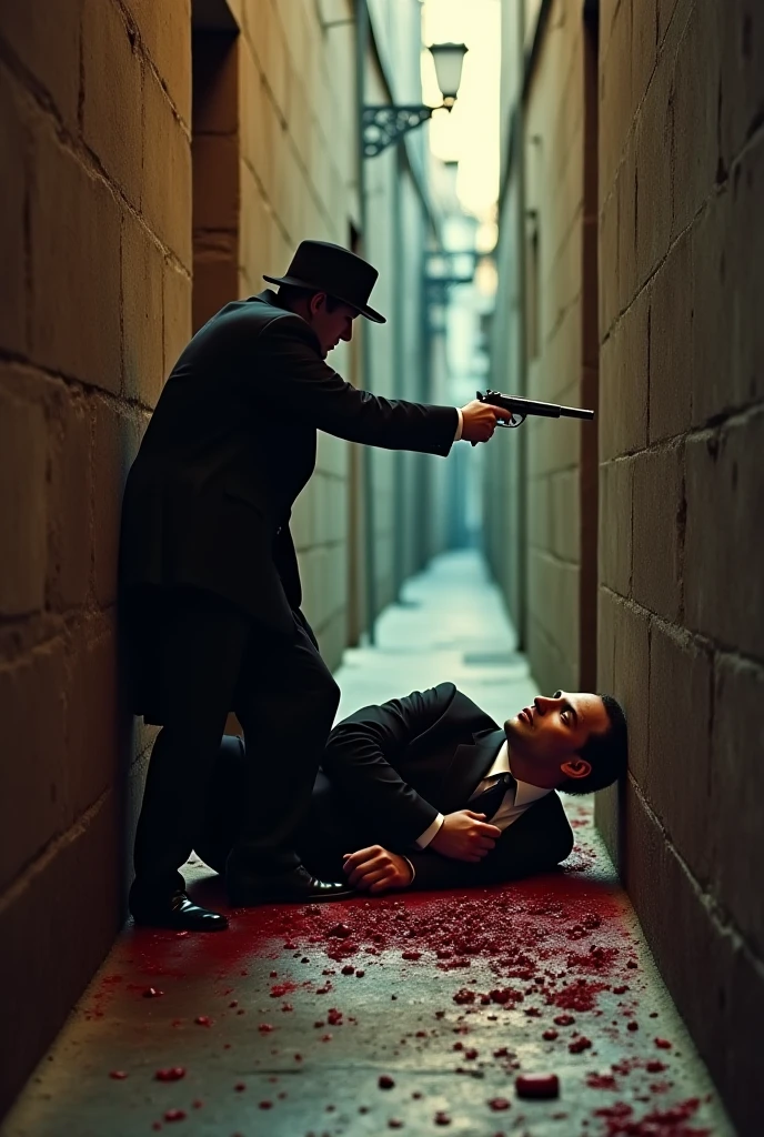 Blood, Curb stomp, sunglasses