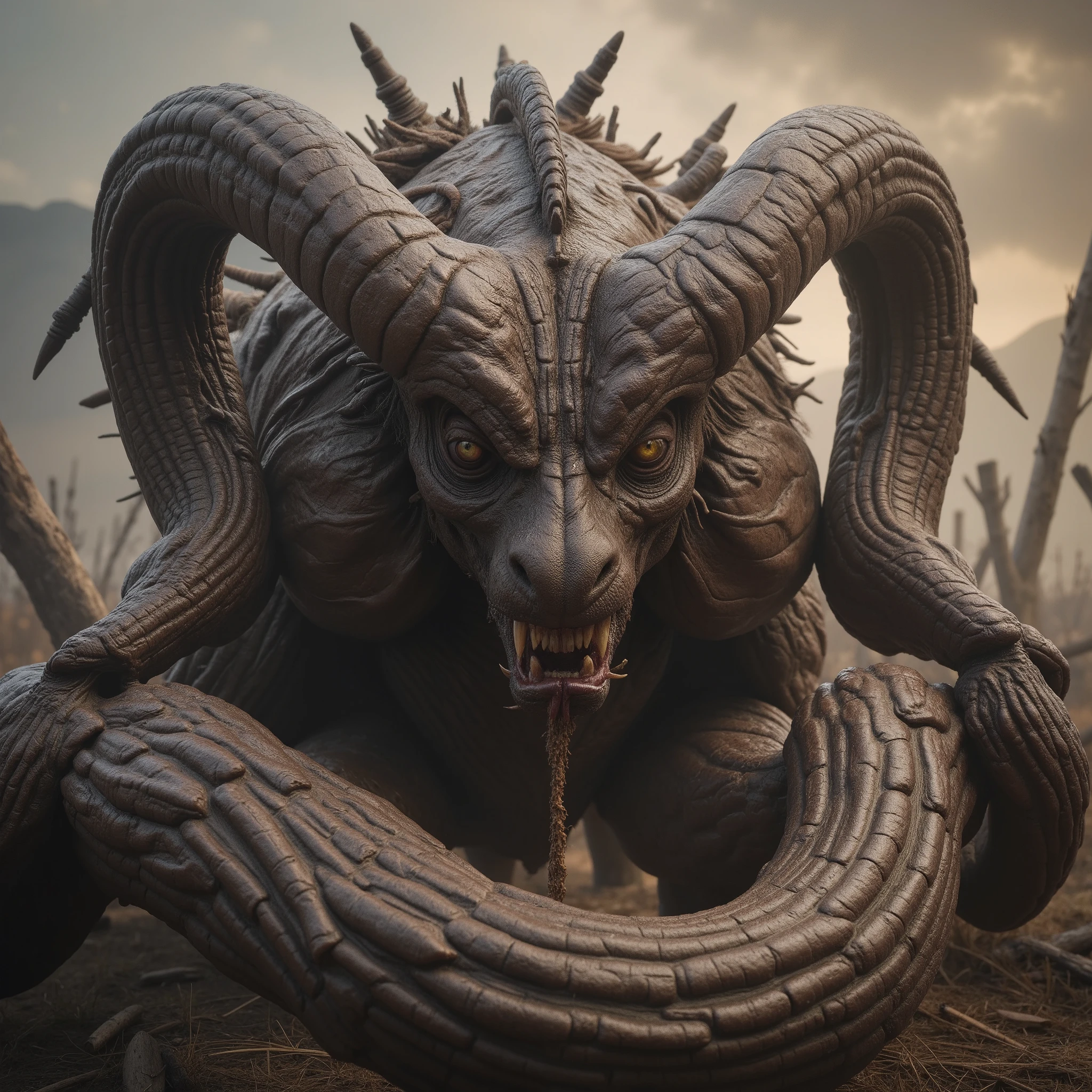Masterpiece photo, photorealistic view of a OHRWURM, (((hyper detailed))), UHD, 16K