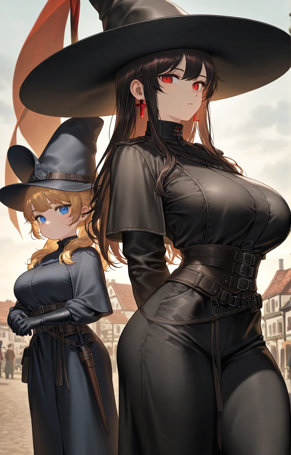A serpentine black dragon magically transforms into a lovely Malaysian woman (dressed like a Romanian trollop), set in a medieval European village under a full moon. She is a trickster spirit and has seduction to get up too, her dress ACCIDENTALLY drops off how clumsy (show her from head to toe, she hand bra covers herself just enough to be SFW)