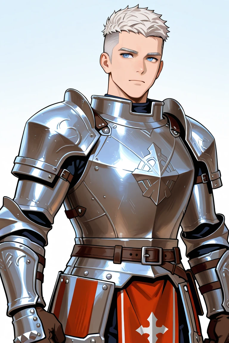 best quality, masterpiece, final fantasy 8, cosplay, squall leonhart, seifer almasy, medieval knight armour, blond hair, sexy, gay, homoerotic, big bulge, visible ????? line, best view, perfect fingers, sweaty bodies, no watermark, no logo, no signature