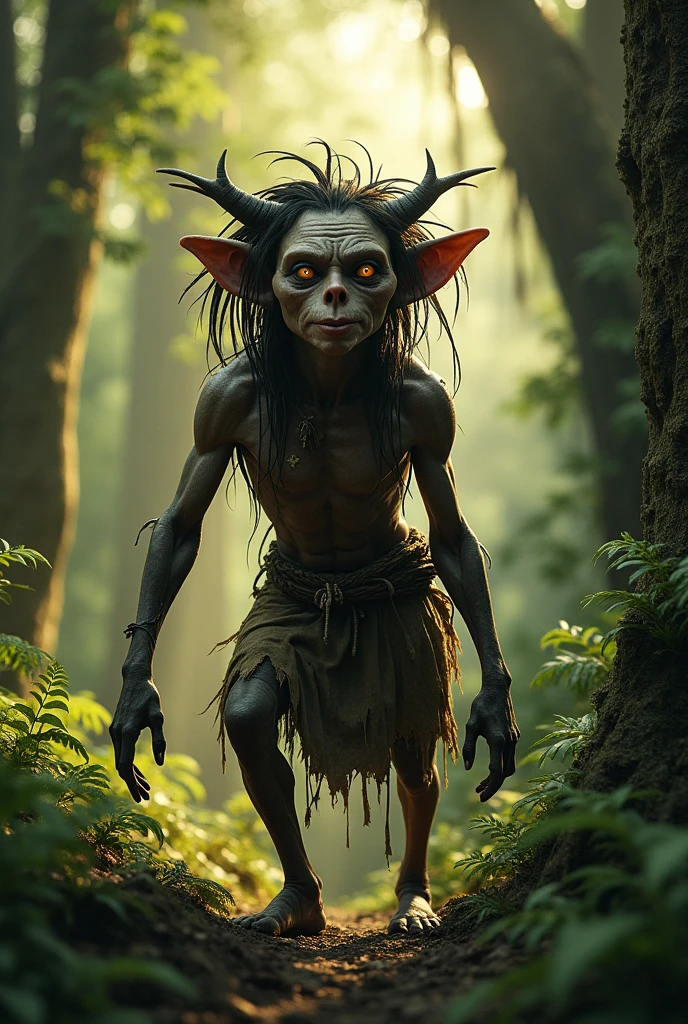 Faça um goblin no estilo dark fantasy