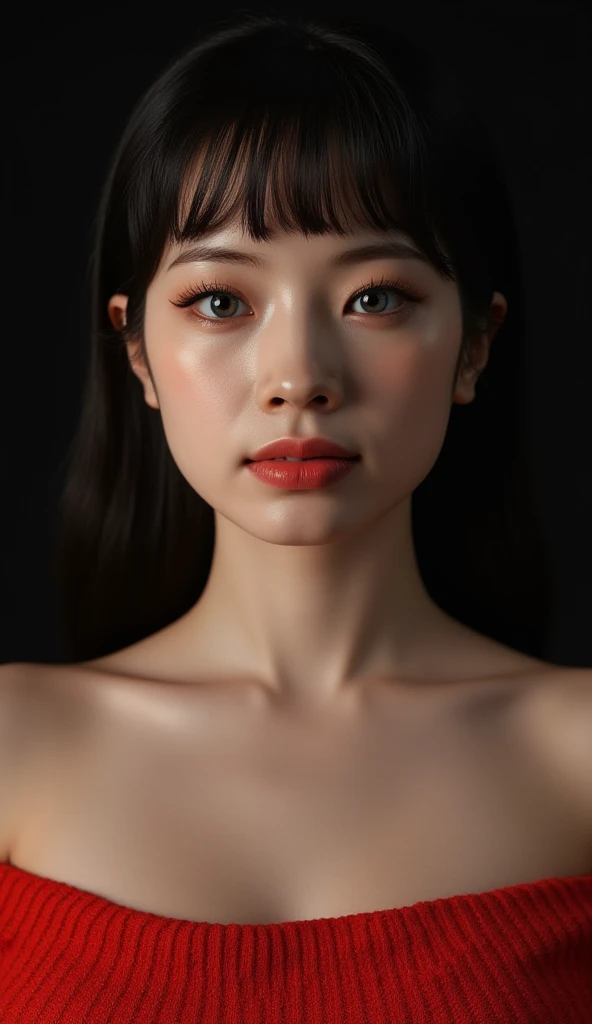 8k, Ultra-high resolution, Highest quality, masterpiece, 三分割法によるphotograph,Surreal, photograph, 1 Girl, (16 years old:1.3), pretty girl, Cute Face, Beautiful eyes in every detail, 細かくdetailedに,masterpiece,One Girl:1.2, Japan Female Announcer,extream close up,glaring,Black Hair,Wavy bob,Station platform,風景photograph,Clean and modest clothing,Natural Makeup,Realistic Skin, Perfect and beautiful face ,完璧でCute Face, Skin with attention to detail, Perfect limbs、Narrow waist、Thin legs),Looking at the audience、beauty,Long neck、(((Ideal body type))),A cup small breasts :2,Portraiture:2,Perfect Anatomy,鮮明なdetailed,detailed,Surreal,Light and shadow,dappled sunlight