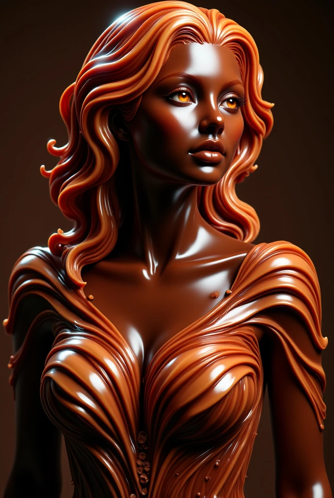 best quality, highly detailed, ertestyle, erotic:1.6, edgChoco, woman wearing a dress made of chocolate, wearing edgChoco <lora:edgChocolatv1:1> <lora:Degen-Syanna:0.48> syanna, short hair, <lora:Ertestyle:0.8> <lora:breastsizeslideroffset:-.1>, <lora:NSFWFilter:0.8>