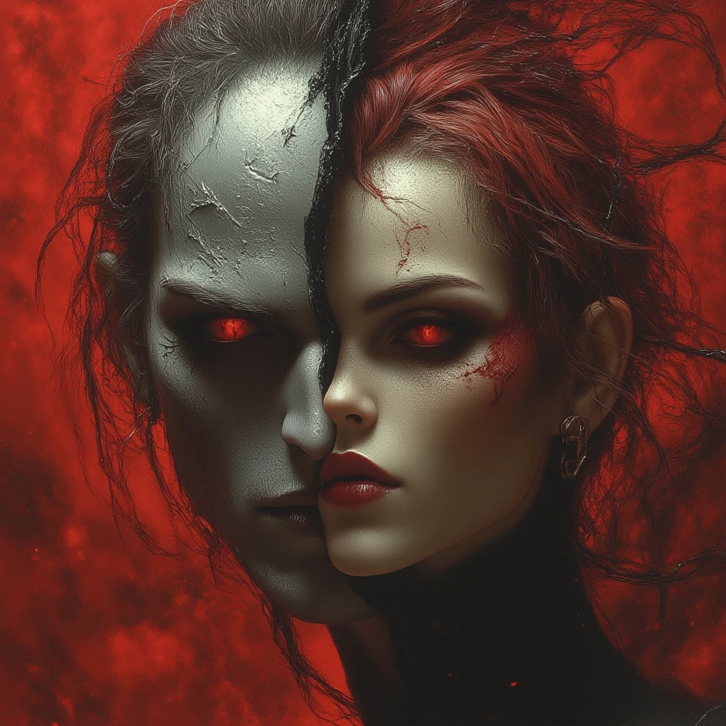 (Groundbreaking Photo:1.3) of (Ultrarealistic:1.3) horror creatures, demons, hell, yorha no. 2 type b, <lora:add_detail:1>, <lora:bodyHorrorCreatures_v10:0.1>, <lora:2bNierAutomataLora_v2b:1>,Highly Detailed