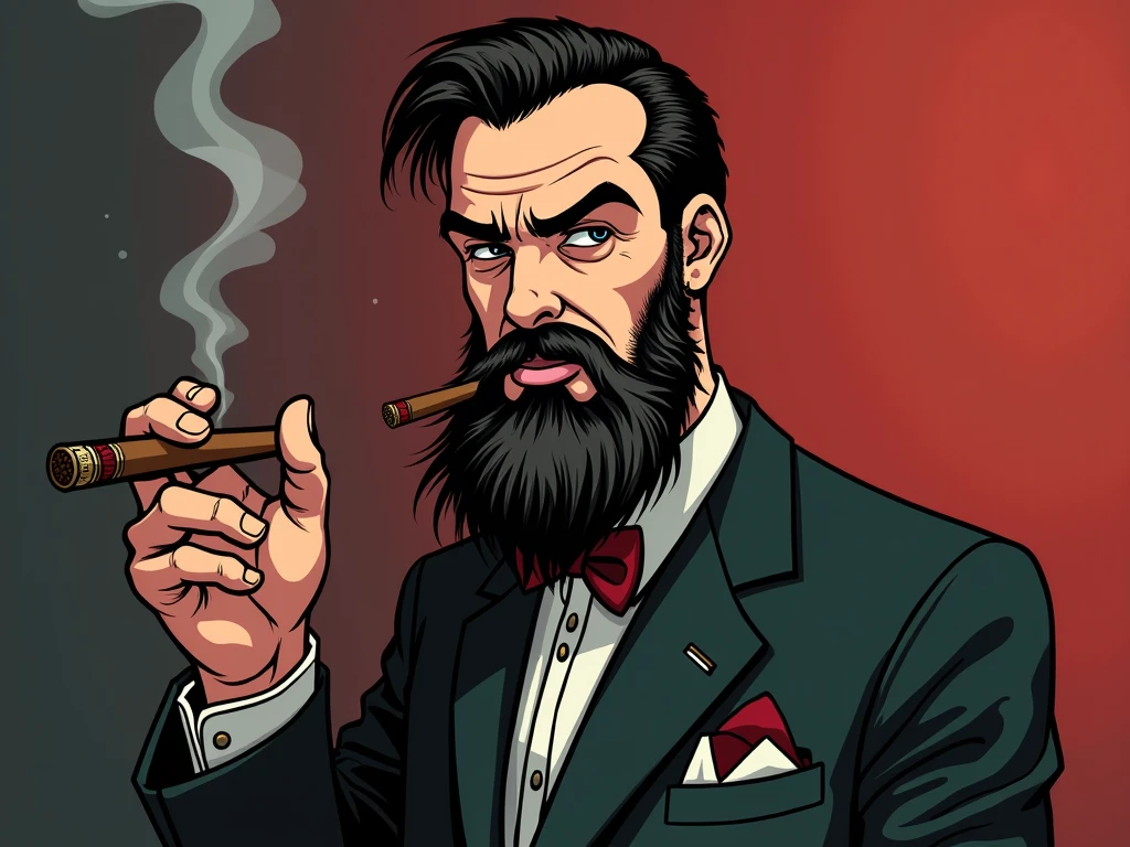 Holy in the Mexican style Jesus Malverde, holy mexican mafia, green suit, mustache and white button-down shirt, lord of marijuana and drug trafficking , print for shirt, vectorial , contrasting colours, no beard just mustache, shorth hair, red rose and weapons , cartel, ????????? leaf, intimidating man, 40 year old, rico