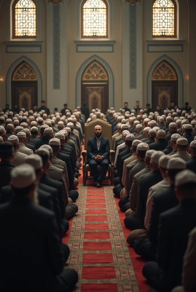 A prominent Pakistani Qari and Yung teen muolana Islamic scholar, well-respected among youth, delivered a lecture on Islam to high-ranking officials and distinguished dignitaries in mike