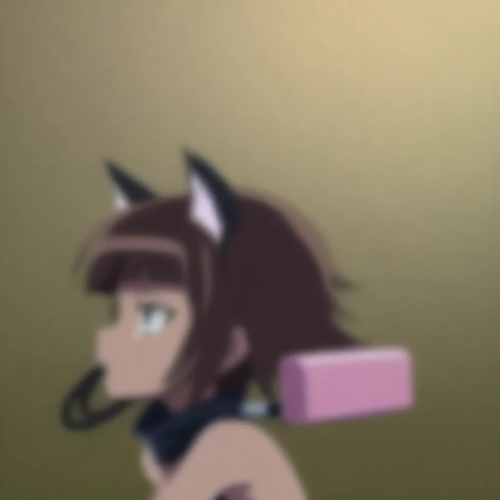 (punctuation_9, punctuation_8_High above, punctuation_7_High above), 1 adult anime girl, standing alone, gazing at viewer, long black tail, purples eyes, breasts big, black gown, Twisted and crossed dumbbell, long hair, Long dark brown hair, ((darkskin)).