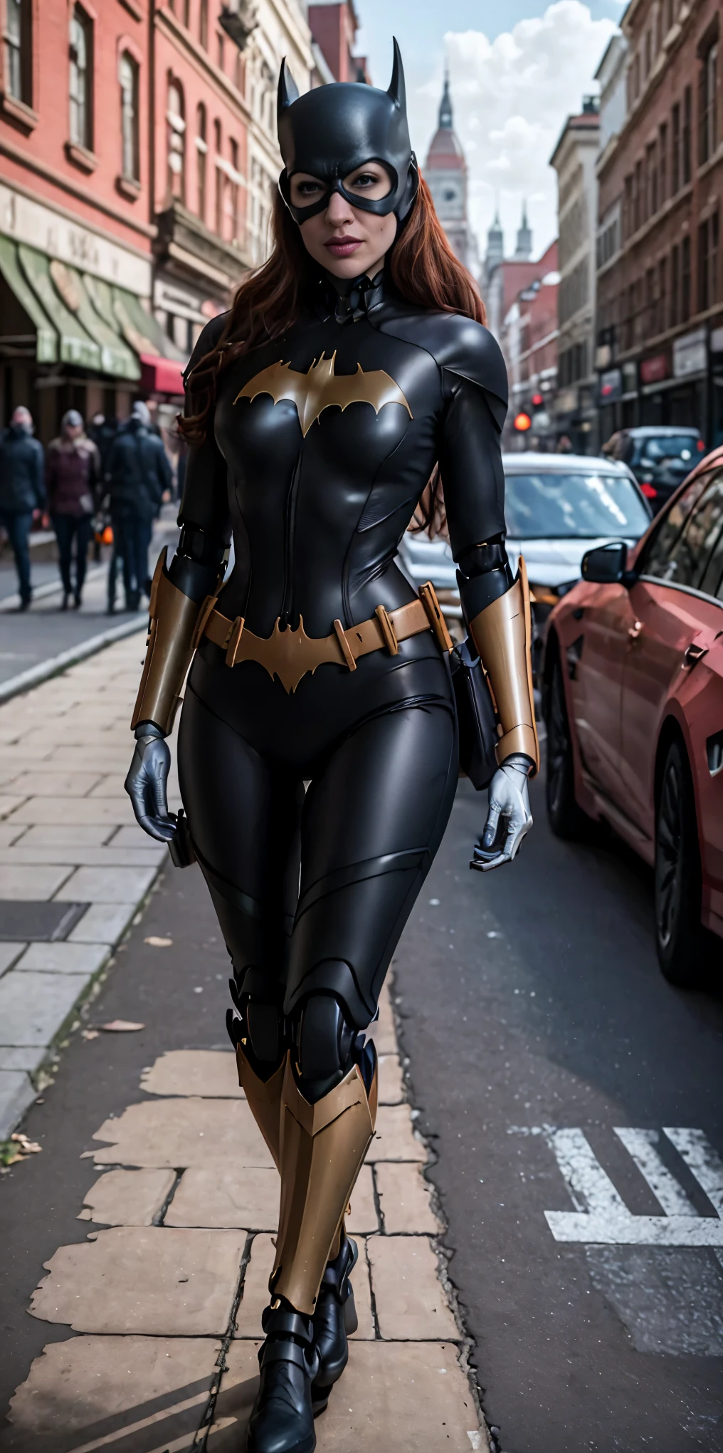 There's a Batgirl in a robot costume posing next to an old building, Beautiful half-cyborg white girl, Cute cyborg girl, beautiful cyborg girl , robot and perfect girl , cyborg girl, Jovem ciborgue Grady, Beautiful female robot, beautiful robot woman, cyborg girl, perfect female cyborg, porcelain cyborg, female robot , Beautiful images of cyborgs