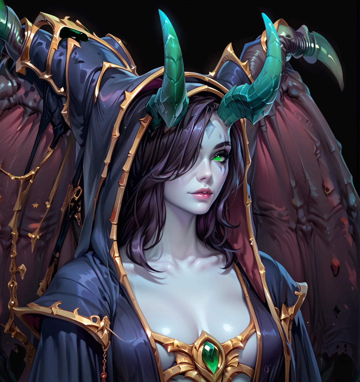 Kaelli, dreadlocks, no pupils,
cleavage, armlet, collarbone, semi-rimless eyewear, upper body,
warframe, red theme, tentacles, flesh in background, solo, smile,
(insanely detailed, beautiful detailed face, masterpiece, best quality), <lora:Kaelli:0.7>