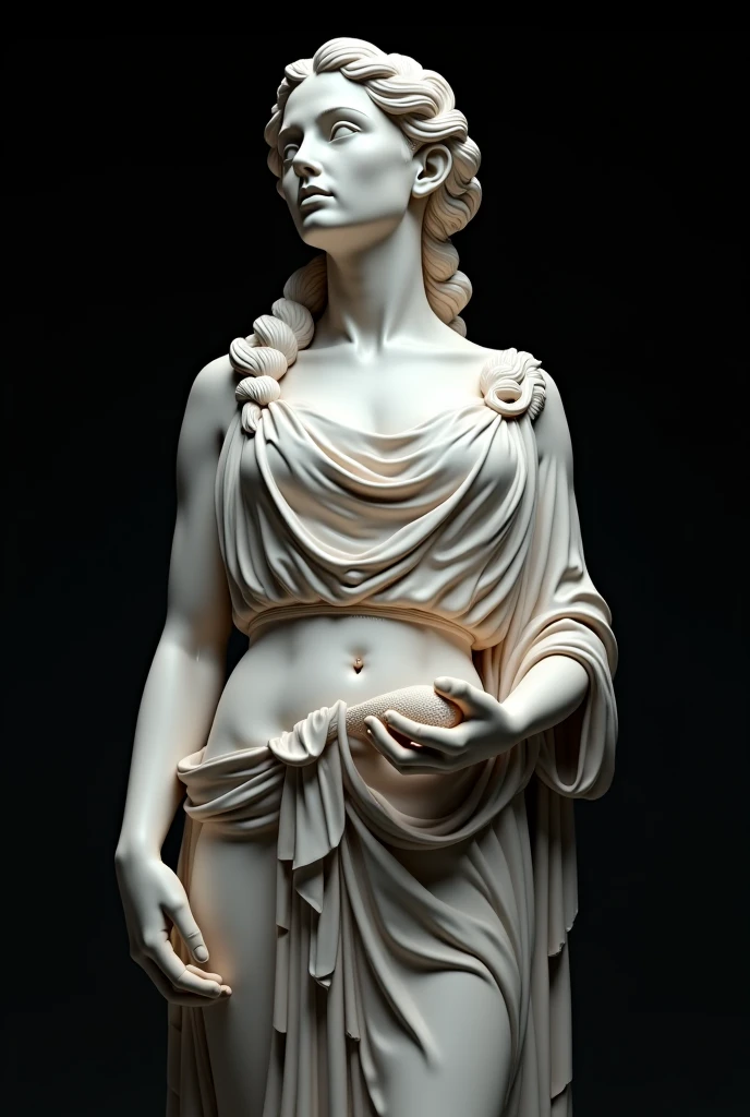 Venus de Milo sculpture made with pure white ceramic, a bit opaque, very detailed, by (wadim kashim: 1.25), presented in artstation, octane rendering, cinematic, elegant, intricate, 8k global illumination, hdr
