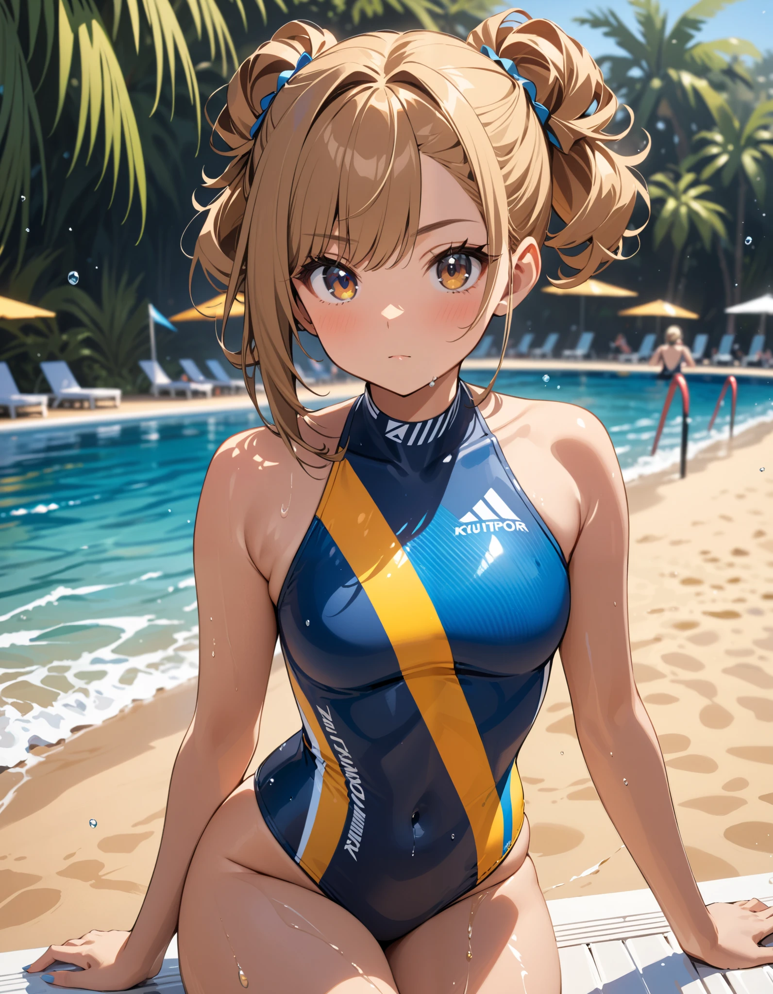 (((Ukrainian flag-themed costume:1.3))),(),(((smile:1.3))),(((Women behind the Paris Olympics:1.3))),(((International flags flying in the streets of Paris))),(((Eiffel Tower in the background))),(((The Seine in the background))),masterpiece,Highest quality,Ultra-high resolution output images,Write Boundary Depth,Intricate details,Add depth to your subject with contrast between light and shadow,Anatomically correct facial structure),(Picture Mode Ultra HD,)