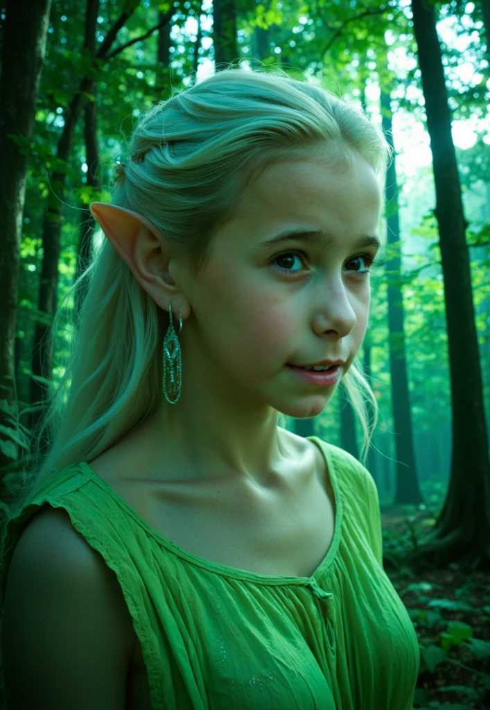 analog film photo, photo of a young elven girl, 18 years old, elf ears, azure eyes, curly blonde bob cut, tan complexion, Amazonian stature, voluptuous hourglass figure, busty bosom, narrow waist, full hips, big plump buttocks, wearing a linen sun dress, strolling through a sunny fantasy landscape, RAW Photograph, dslr, soft lighting, high quality, film grain, Fujifilm XT3, detailed skin with visible pores, insane details, masterpiece, 8k, 35mm photograph, dslr, kodachrome, faded film, desaturated, grainy, vintage, Lomography, stained, highly detailed, found footage, close-up shot, elven ears
