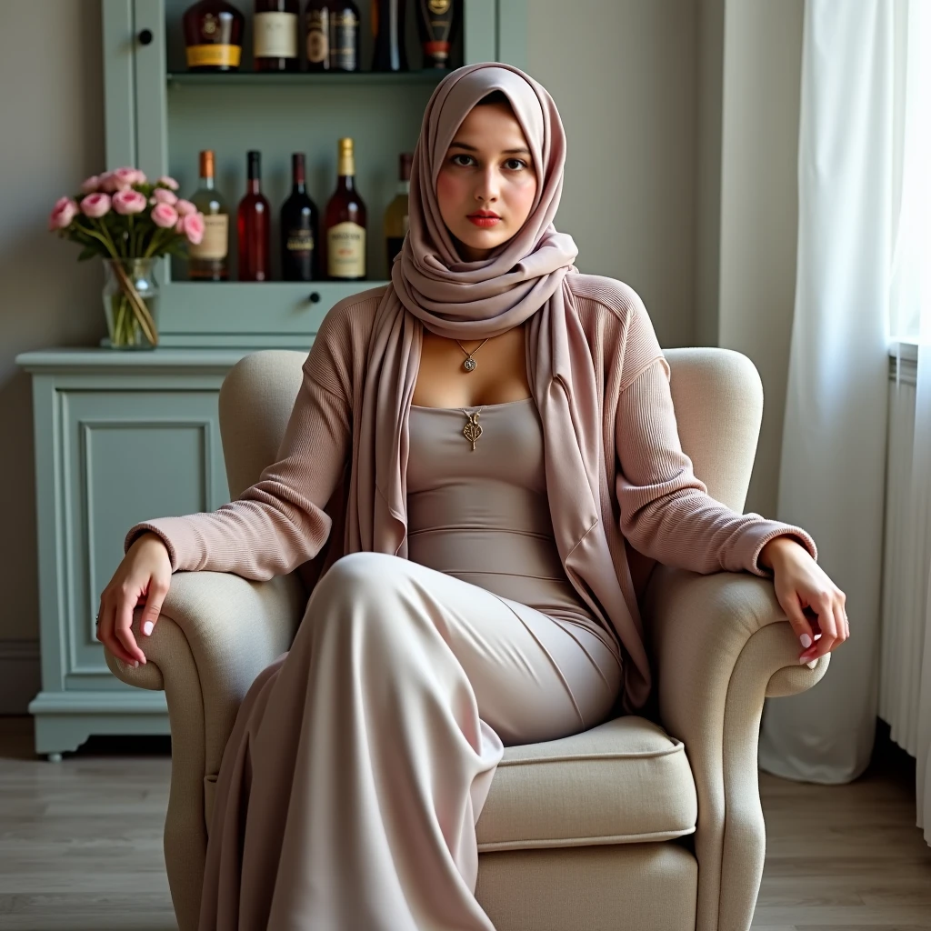real,-Girl,Arabic, arabic girl, Sexy feet, white toenails, in the nail salon, crossed legs nail studio, long nails, rosa Outfit, crossed legs, sexy posing feet, BIG ASS, hijab