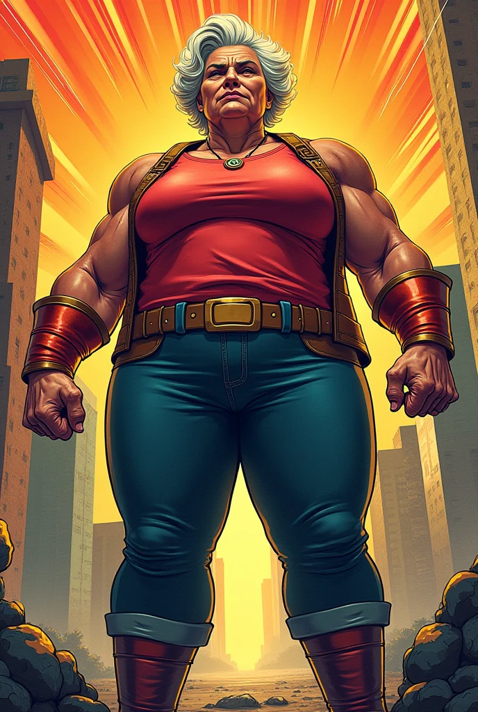 gogo, cheveux longs, cheveux noirs, Tallgirl,dark-skinned woman,, Musclegirl, fantaisie,barbare,Berserker,enormous breast,revealing clothes, corps entier, bottes, Tenir la lance, fur clothing