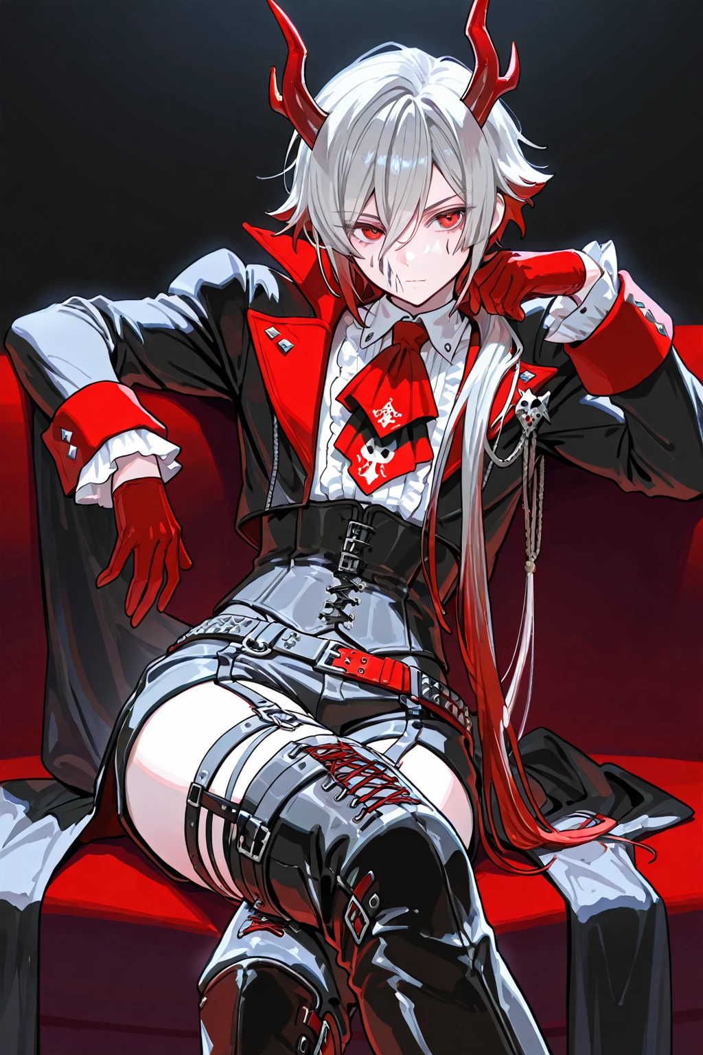 ((finely detail)),ultra detailed,(((best quality))),(incredibly_absurdres),best illustration,highres,(huge_filesize),((masterpiece)),(extremely detailed),extremely detailed CG,yaoi,(((((male))))),((((1boy)))),(((((1 boy))))),streaked hair,ahoge,(((((short hair))))),dark_persona,naughty_face,excited,:p,expressionless eyes,blank stare,tongue out,blush,anime face,saliva,ahegao,(((black shirt))),((arms behind head)),(((mind break))),(((mind control))),sex machine,open mouth,tongue,red eyes,white hair,indoor,bed,bright colors,leggings,erection,((((erection under clothes)))),precum,,cumdrip,dripping ,entangled,constriction,, milking,veiny ,large ,full body,spread legs,heart-shaped pupils,too many sex toys,lens_flare,depth of field,student, male focus,(((((male))))),male child,(((()))),completely ,(()), and testicles touching,((veiny )),((licking )),((large )),(looking at ),(( grab)),, in mouth, milking,oral,cum on body,cum on tongue,cum on boy,cum on hands,cum on ,cum in clothes,cumdrip,dripping , on hair,precum,mind control,mind break,tongue out, on tongue,open mouth,tongue,:p,excited,naughty_face,endured_face,expressionless,bed,bright colors,expressionless eyes,egg vibrator,(day),indoor,wide eyed,sun,finely detail,bdsm,student