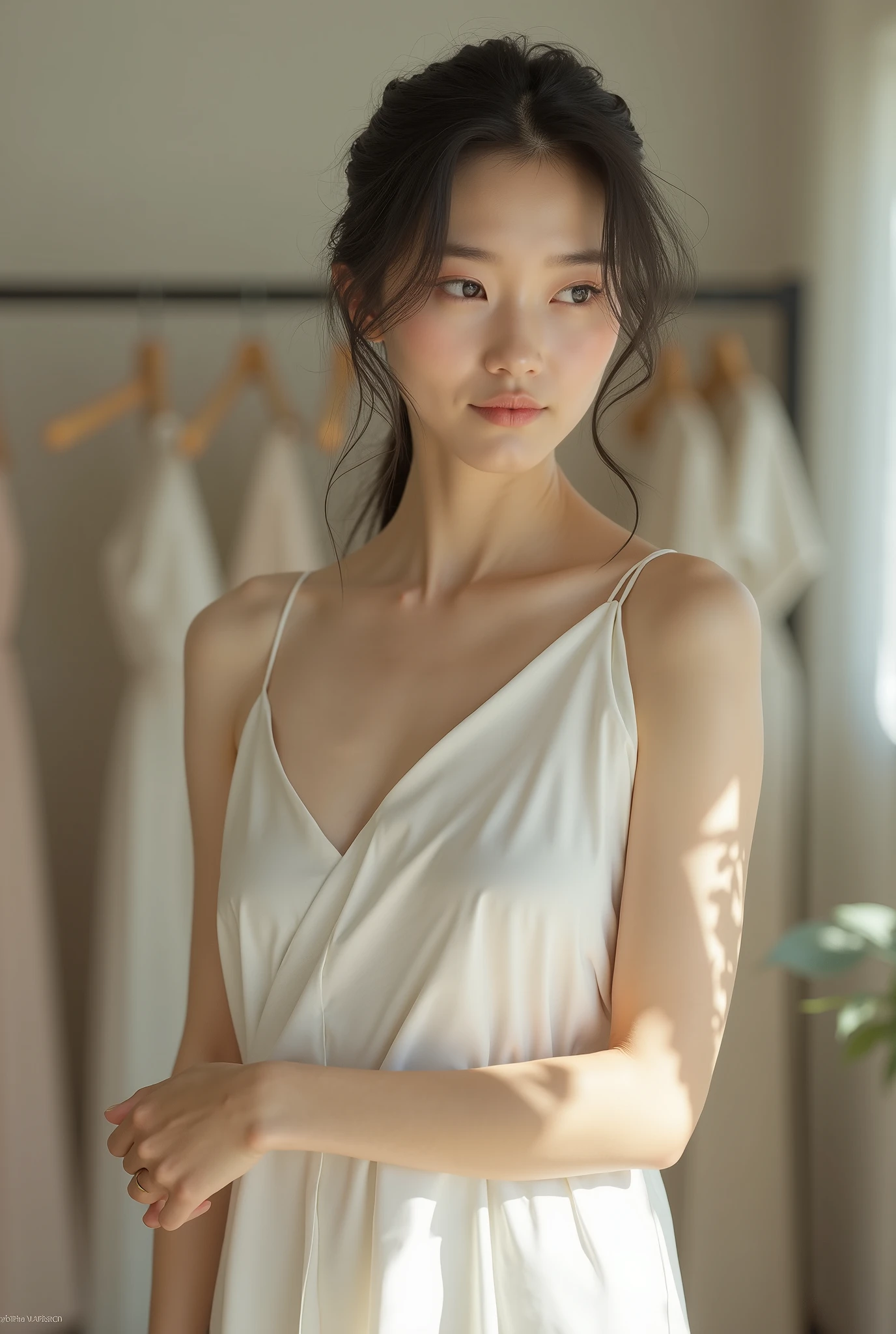 baggy clothes、show me your shoulders、see through 홀터넥이 부러진 가운을 입는 방법、Decorated with intricate patterns and bright colors、Transparent material that makes your skin shine、wet 얇은 천과 transparent skin로 가운을 입은 매혹적인 여성의 예술적 묘사, 꽃무늬와 환상적인 패턴이 흐르는 듯한 실크같은 전통 see through 스킨。she의 드레스는 she의 곡선을 우아하게 감싸줍니다..、she의 매력적인 실루엣을 강조합니다..。she'A night of soft fireworks、dynamic pose、sexy 포즈、Take in the soft moonlight。scene、Added mystery and sensuality、It gives off a dreamy atmosphere..。The image style is、It is a mixture of watercolor and digital illustration techniques..、It gives you a feeling of delicate beauty and charm....。Soft moonlight lighting、she의 매혹적인 얼굴에 부드러운 하이라이트와 그림자를 드리워보세요.。dynamic pose、bold pose、the hand is somewhere、see through、show through、sexy、wet hair、wet、cherry아래 꽃잎、Cherry Blossom、cherry、sakura blizzard、buried、transparent skin、wet clothes、pulling the chest、translucent clothes、sleep、