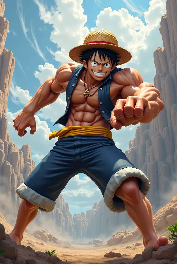 luffy with amazing fight scene