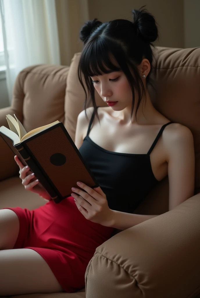 8k, dessus de la table, Photo brute, best quality, photorealistic, Fond d&#39;écran CG Unity 8k très détaillé, profondeur de champs, cinematic light, Reflet, laser trace, (An extremely beautiful face, Beautiful lips, beaux yeux), Intricately detailed face, ((ultra detailed skin)) 1 fille dans, dans le noir, ombre profonde, jolie fille coréenne, Idole Kpop, 1 fille, (Très mince and slender fit muscular body:1.3), ((regarder le spectateur)),(grand sourire:1.3), (Minuit, une nuit sombre, (neon sign), (blurred background), twilight), (Nobody in the background:1.3), Belles boucles d&#39;oreilles, bracelets, collier, collants, Yeux clairs, marche , plan de face, (pale skin), (Gros yeux), faire face, (photo de tout le corps), (cheveux bruns), nombril ouvert, (regarder le spectateur:1.3), Très mince, seins moyens, (orteil de chameau), thick thighs, faire demi-tour, (robe courte flottante), (((Hand turning a pretty red lace skirt dress with a pink floral design))), (TIGHT SKIRT), ((backtrack, coup de dos)), Ultra mini-jupe, ((Exposed ass)), Top plane，(Wear fishnet stockings），
