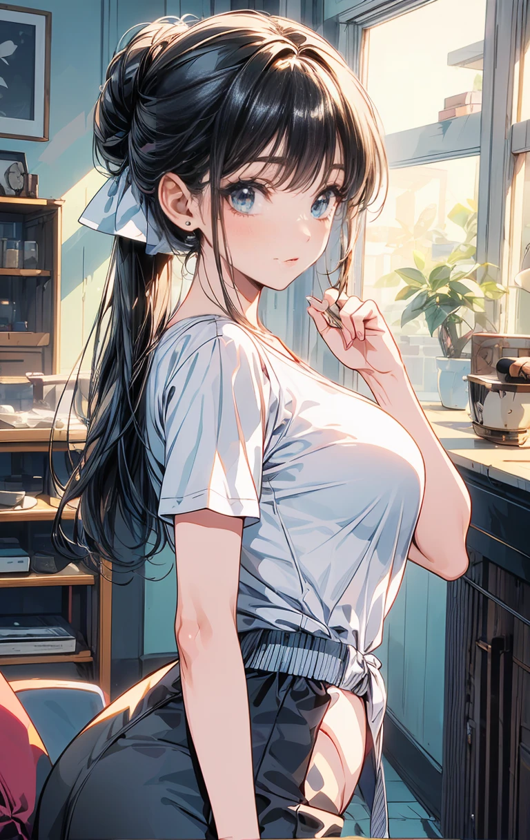 3 poses before and after top-quality、Photorealsitic、8K picture quality、hight resolution、One Girl Unification、sixteen years old、Unification of hairstyles、skirt frills from、Half-taken clothes、Rolled up skirt、Unbuttoned exposed breasts、 Head bowed、Raise your hips on all fours、Shot illustration in one illustration 3 Illustrations Pause the image from the front Posed image of underwear from directly below 3 poses where underwear can be seen through from the back Three Poses Sexy Front Back Back Angle from diagonally down trouser