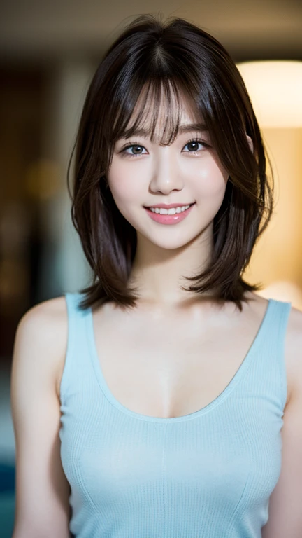 8k,Highest quality,(masterpiece:1.2),(Realistic),(Realistic:1.37),Ultra-high resolution,1 female college student,city,smile,Beautiful Eyes,(((casual, Trendy clothes))),Big Breasts,Perfect body,Perfect Fingers,Professional Lighting,gravure,Detailed face and skin texture,fine grain,RAW Photos