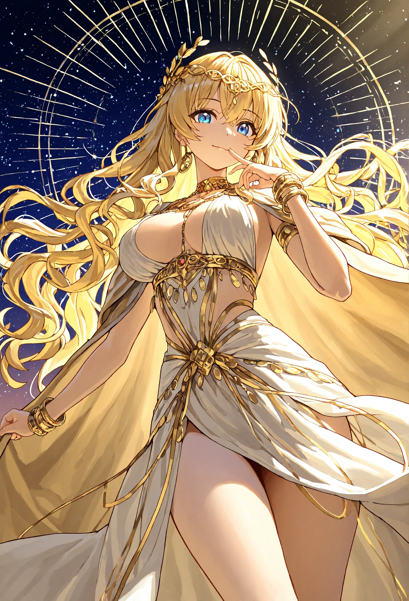 Anime illustration Plump body Beautiful girl idol Bright sunlight Archaic smile Sparkling eyes、Colossal tits、超A high resolution、Anatomically correct human body、Wearing sweat、Expose nipple、exposing female genitalia、Soft thighs、Live Stage、Gal、Close-up of people、fullnude、gorgeous embroidered costumes