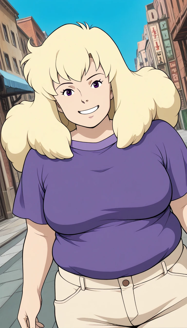 Lucy heartphilia,Fairy tail,Big breast,Plump,Curvy figure,Golden bracelet,Half open eyes,necklace,love shaped earring,plump,Tank top with cleavage and open navel,Hot pants,Tight Cleavage,Enchanced breast,Prostitute,Street alley,Enchanced big Breast,Heels Boots,Dark guild,Blonde hair,Detailed face,Thick Wavy hair,heart with devil wing mark in right breast,eyeshadow,Night