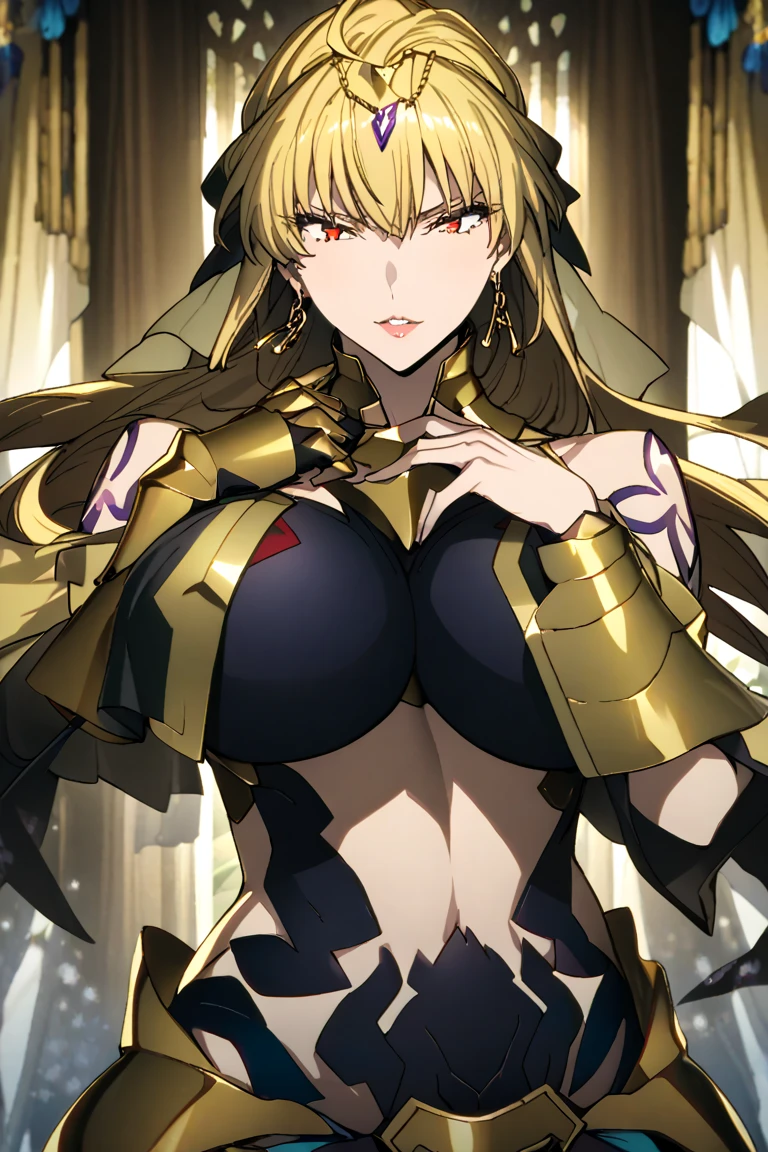 beautiful female warrior in revealing clothing preparing a powerful attack, anime style, adult content