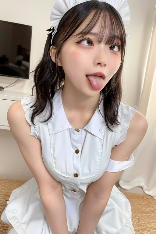 Sheer Chikubi Sleeveless Ahegao