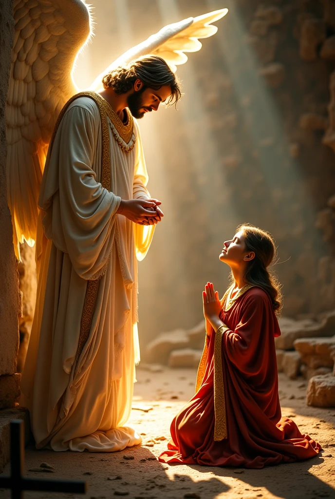 Images of people finding comfort and hope in God and the Holy Spirit