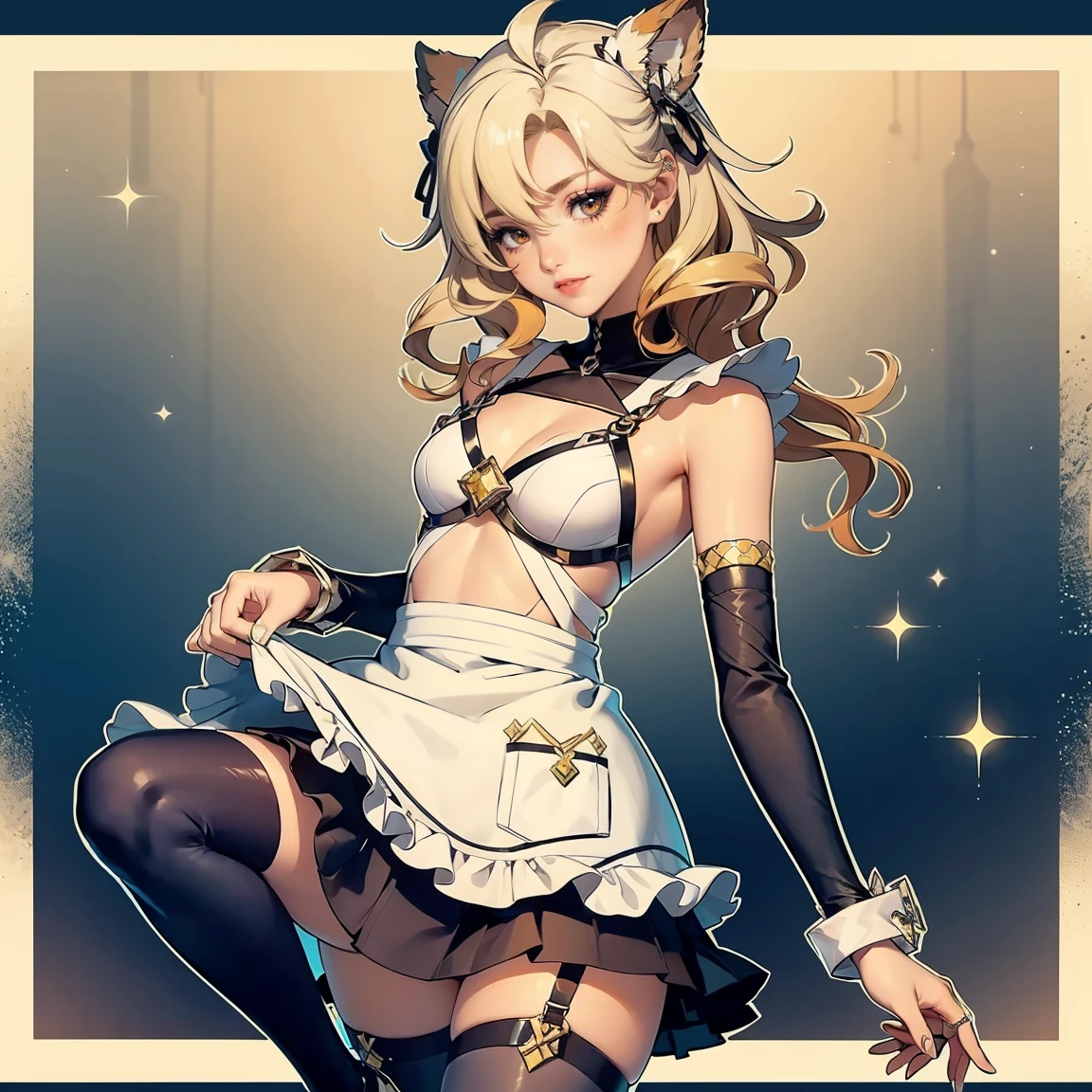 Anime character with a cat head and cat nose with a cross on it, cute anime catwoman, fat chibi gray cat, sleepy emoji, anime catwoman, squint, nefer pitto, nekomimi, white cat girl, soft anime illustration, cute!! Chibi !! Catwoman, Holo is a wolf girl, Mount Nyaruko