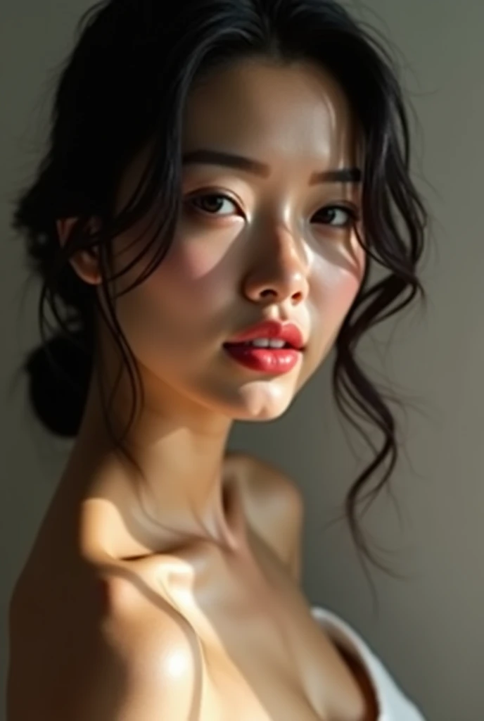 Beautiful skin、Reproduce realistic skin texture、No text、Unmarked