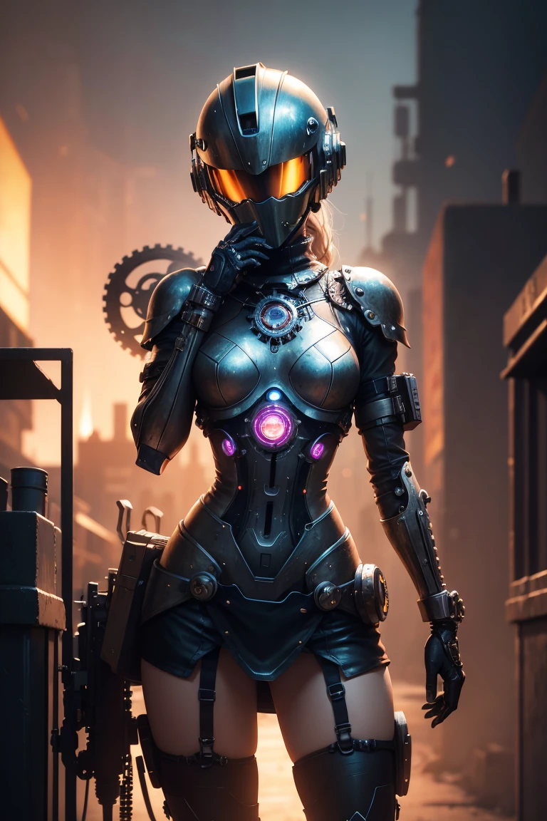 (ultra realistic,32k, masterpiece:1.2),(high detailed skin:1.1),( high quality:1.1),
1girl, blonde, ponytail hair,, Tight Dress [<lora:biomanic:0.7>mechanical parts, cyberpunk, science fiction, bio mechanical, android, cable, cyborg:<lora:DART:0.5>DART,scary, dark horror theme, skull ghost, monster, fear, blood:15],(looking at viewer, sitting, from above:1.1),, huge breast,large breast,,<lora:add_detail:0.82>,
(glowwave:1.1), cybernetic limb factory, customizable robotic limbs, prosthetic enhancements, biomechanical engineering,  blurry background,