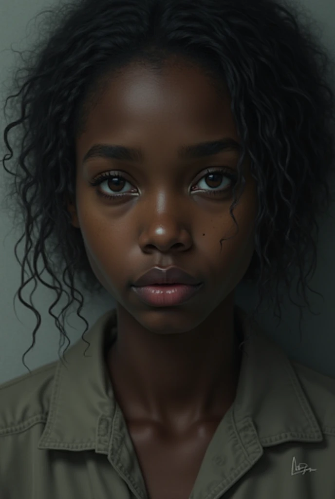 Black nonbinary with white hair