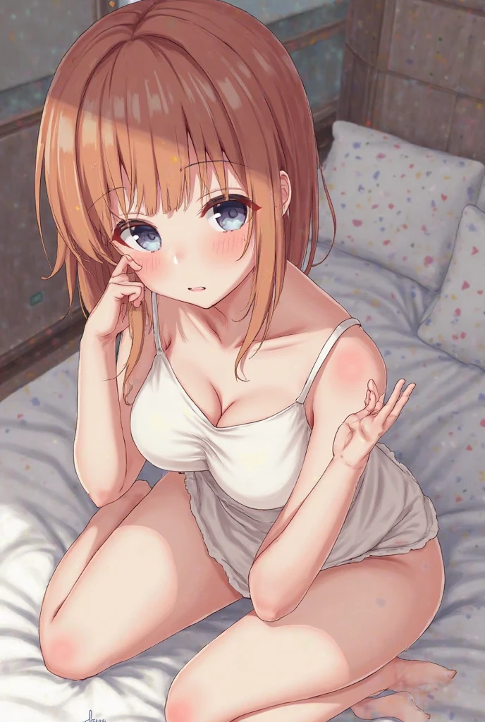 pale bronze camisole dress、