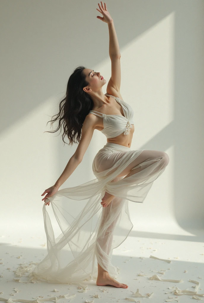 "A stunning masterpiece featuring a beautiful girl in a dynamic pose, exuding elegance and grace, with legs up. Best quality guaranteed."