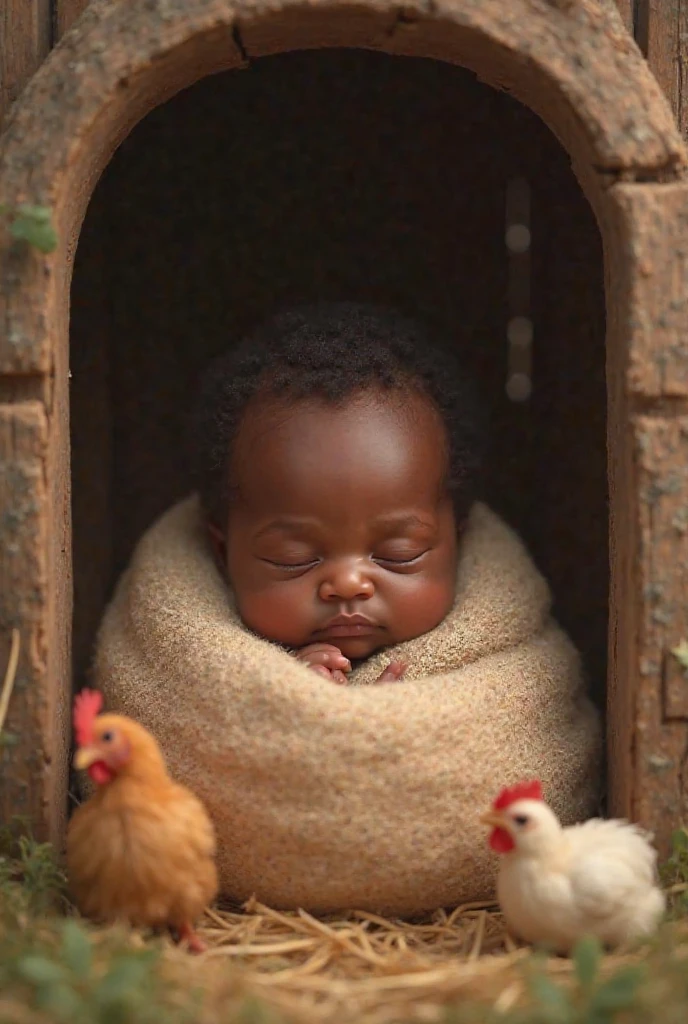 guttonervision8, photographybde studio of a 1-year-old baby inside A basket made of straw and bamboo on top of a table, (hiper-realismo :1.3), (fotorrealista, 8k, uhd: 1.3), (hiper detalhado :1.2), fotografia de estudio com tecnica chiaroscuro