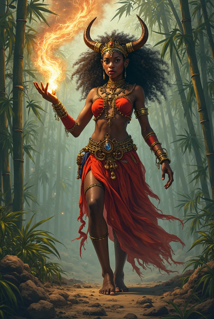 huge witch  woman african 