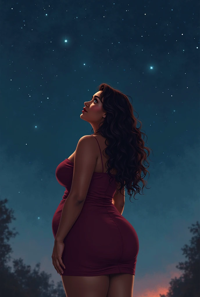 Yourichi from bleach as raven from teen titans as a giantess with very huge chest and a hot dress body bigger than earth 