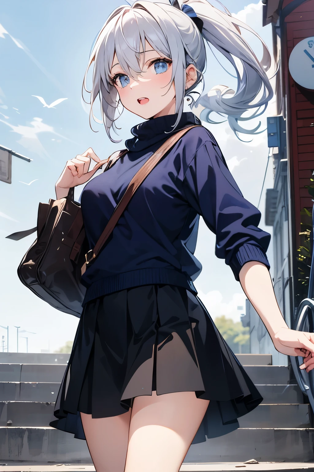 1girl, sitting