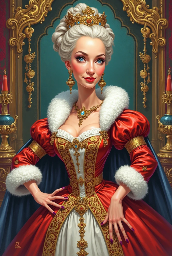 like a queen dress