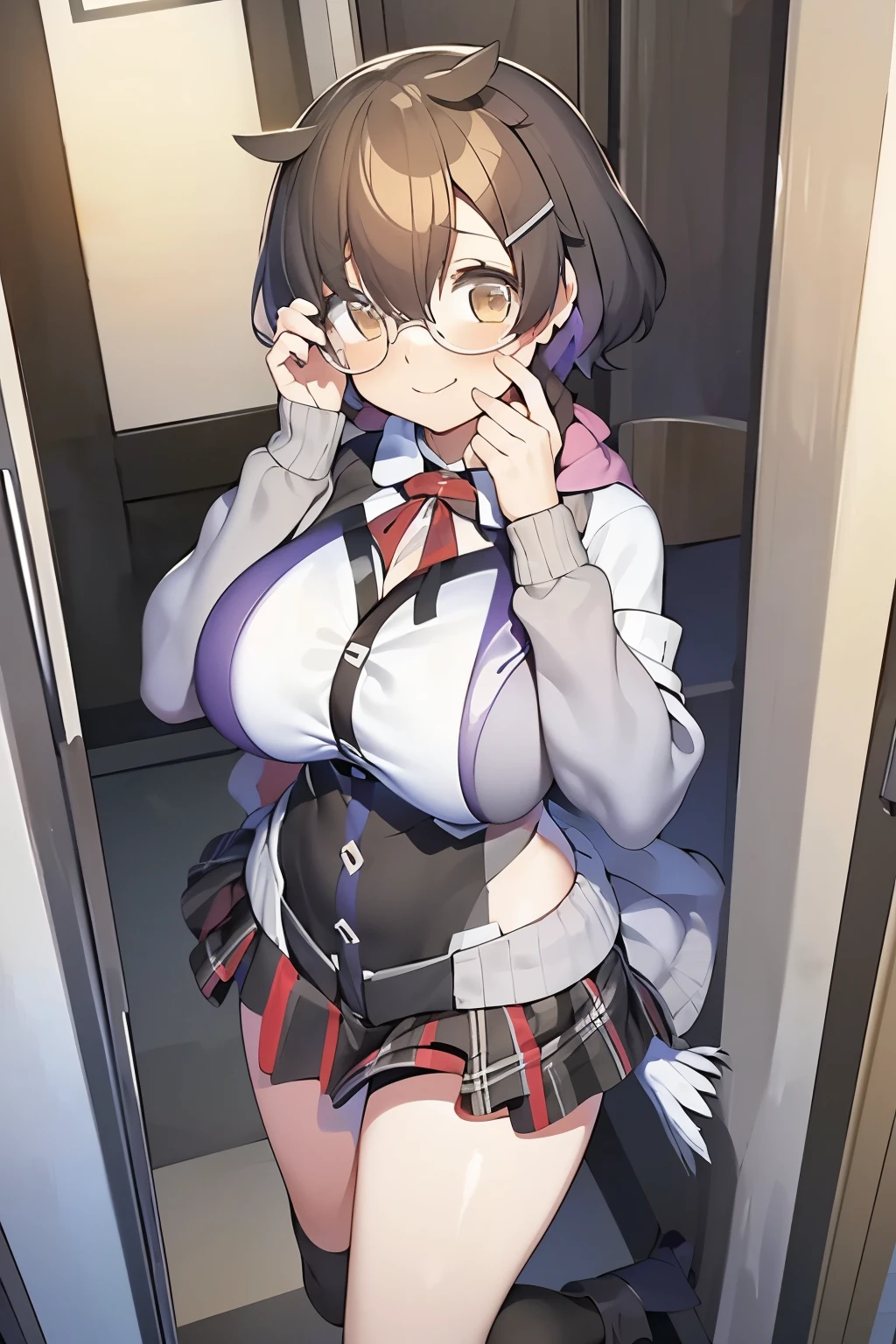 (masterpiece, best quality), 1girl, transcend \(umamusume\),pov,(sweat:1.2),sexy,milf